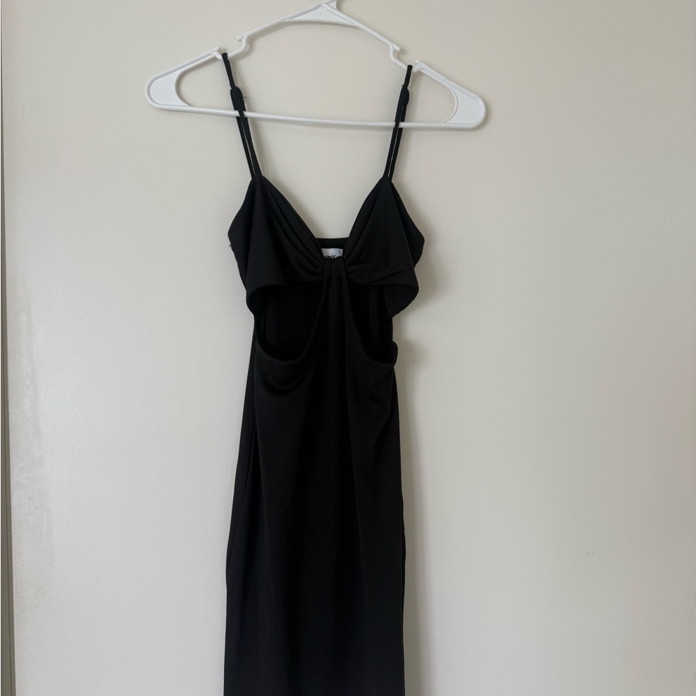 Princess Polly Black Cut Out Mini Dress
